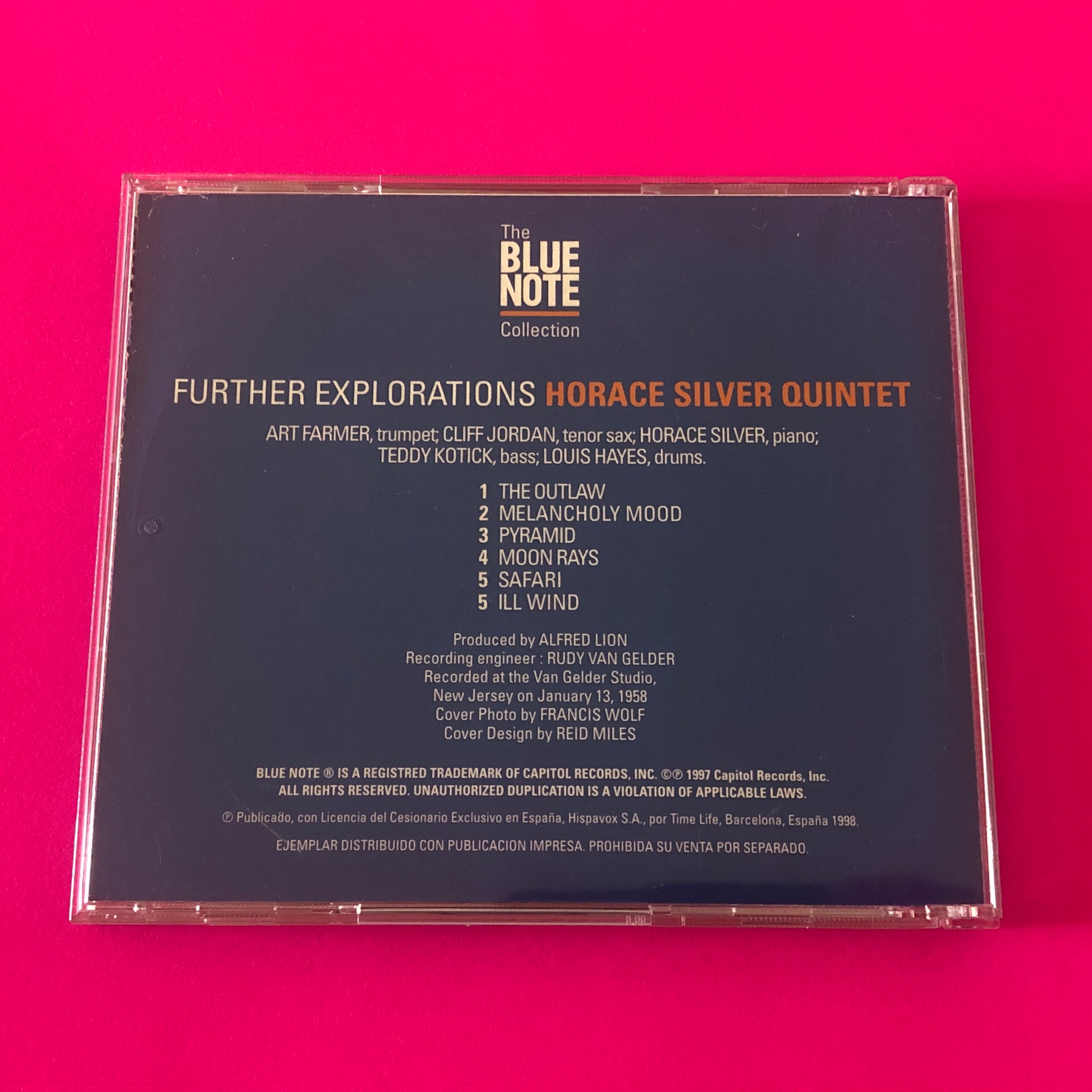 The Horace Silver Quintet : Further Explorations (CD, Album, RE)