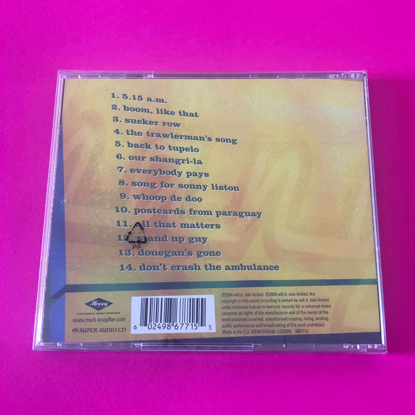 Mark Knopfler : Shangri-La (SACD, Hybrid, Multichannel, Album)