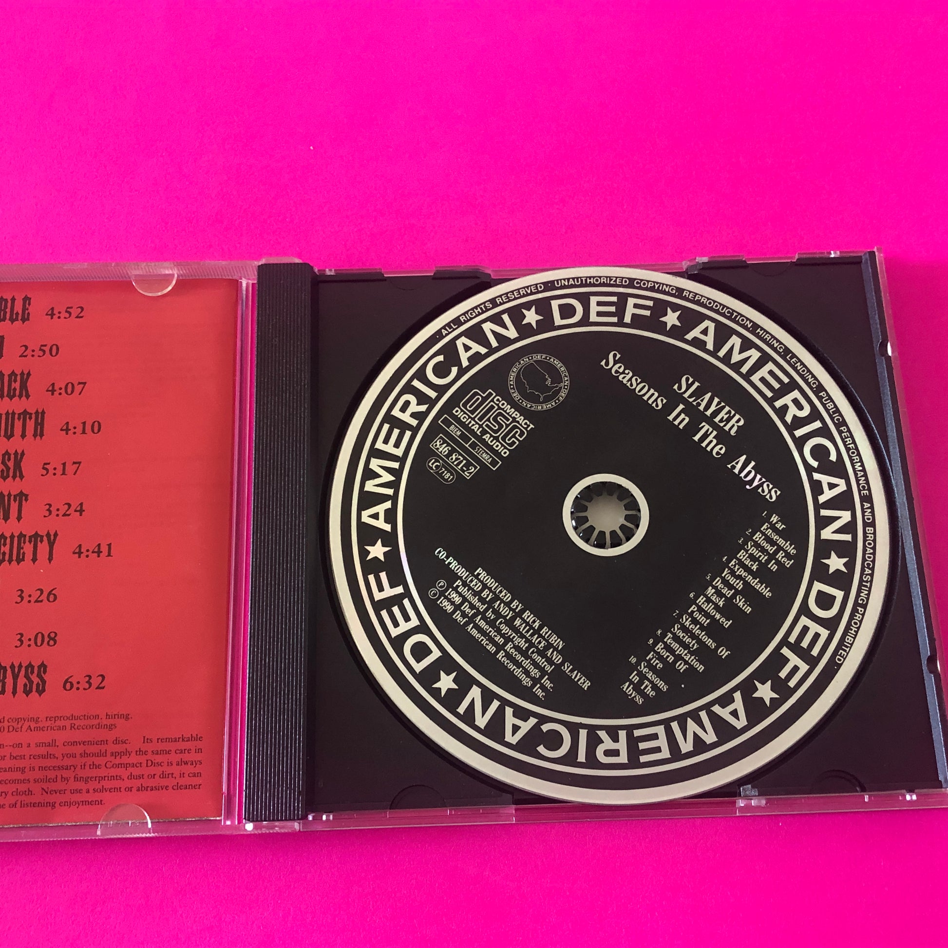 Slayer : Seasons In The Abyss (CD, Album)
