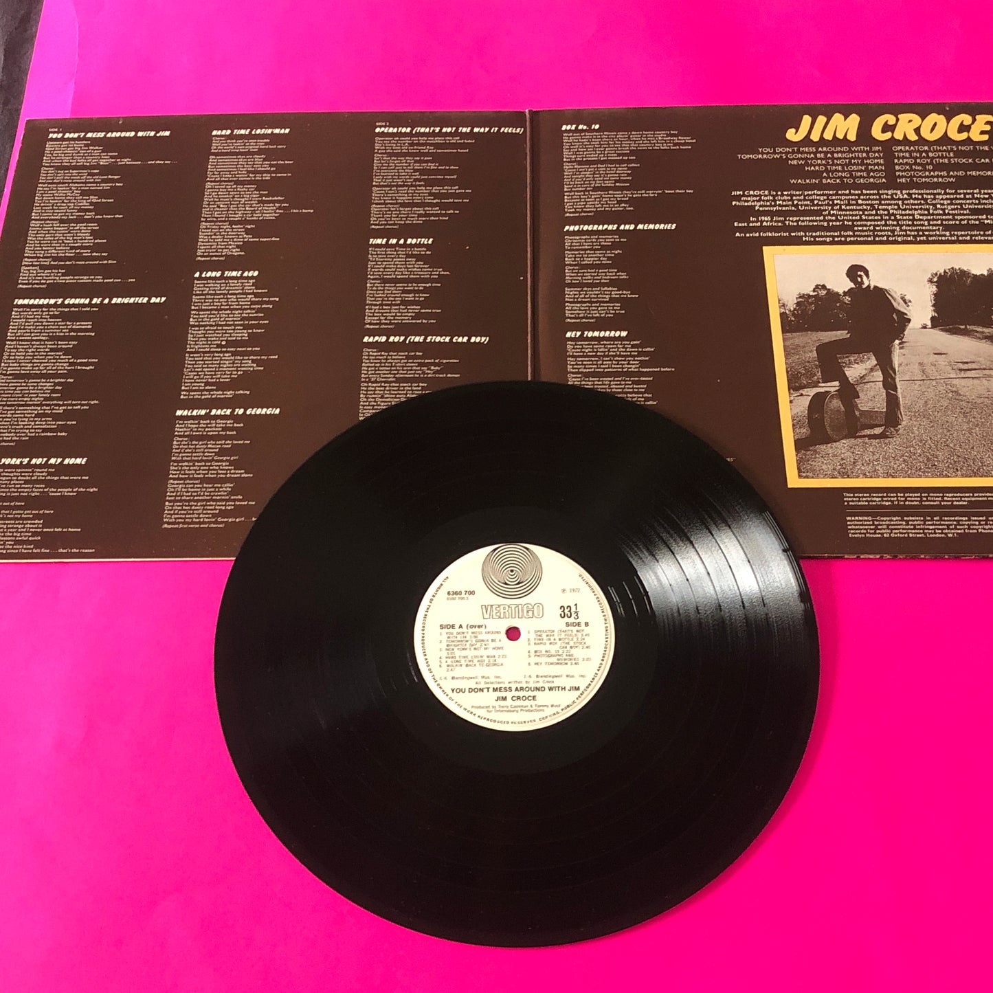 Jim Croce : You Don't Mess Around With Jim (LP, Album)