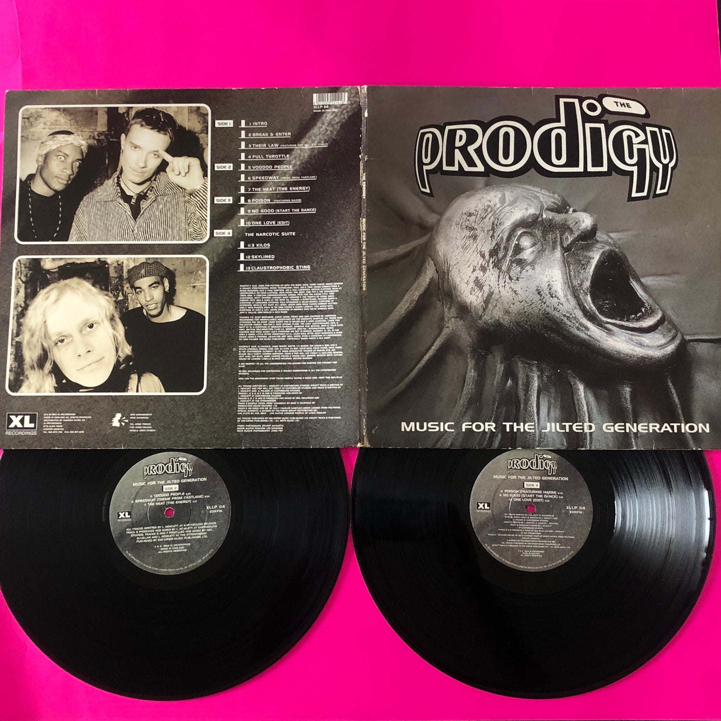 The Prodigy : Music For The Jilted Generation (2xLP, Album, Gat)