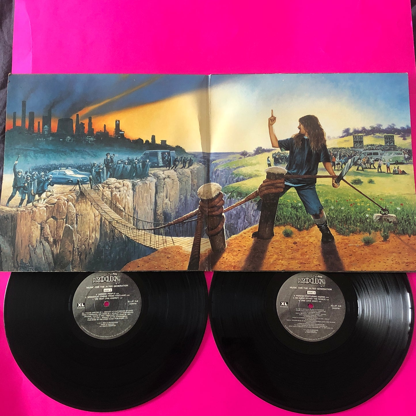 The Prodigy : Music For The Jilted Generation (2xLP, Album, Gat)