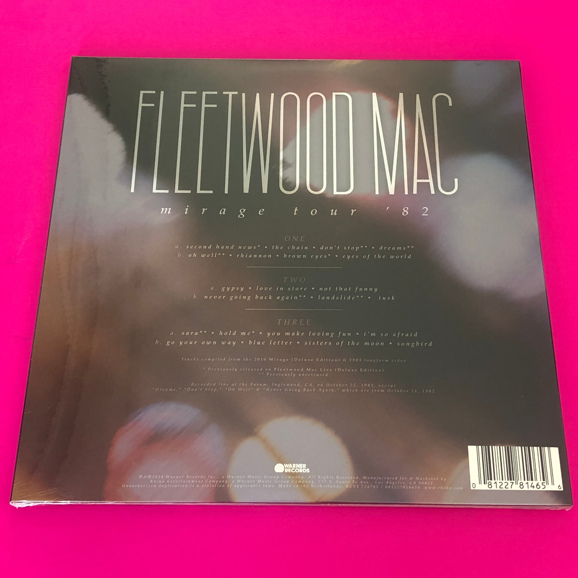Fleetwood Mac : Mirage Tour '82 (3xLP, Album, Cry)