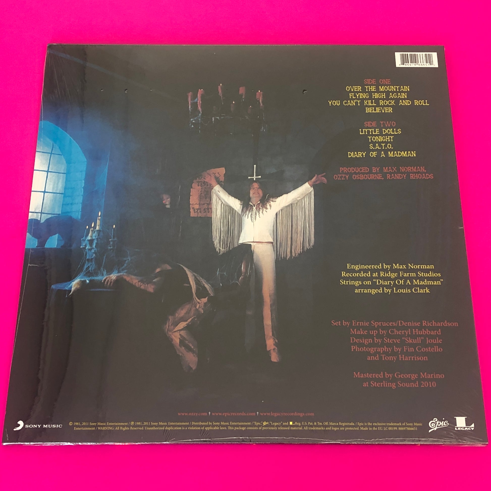 Ozzy Osbourne : Diary Of A Madman (LP, Album, RE, RM, 180)