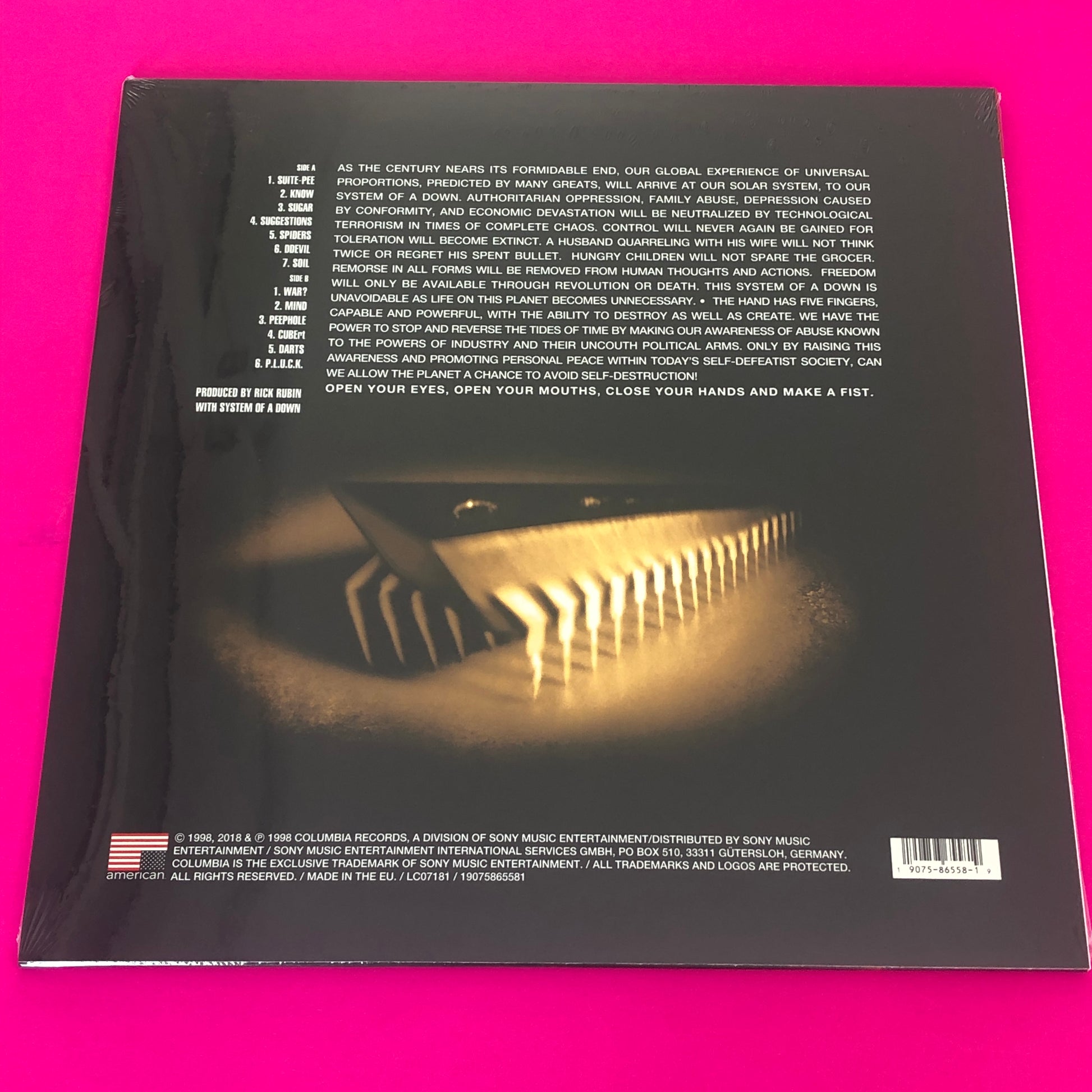 System Of A Down : System Of A Down (LP, Album, RE)