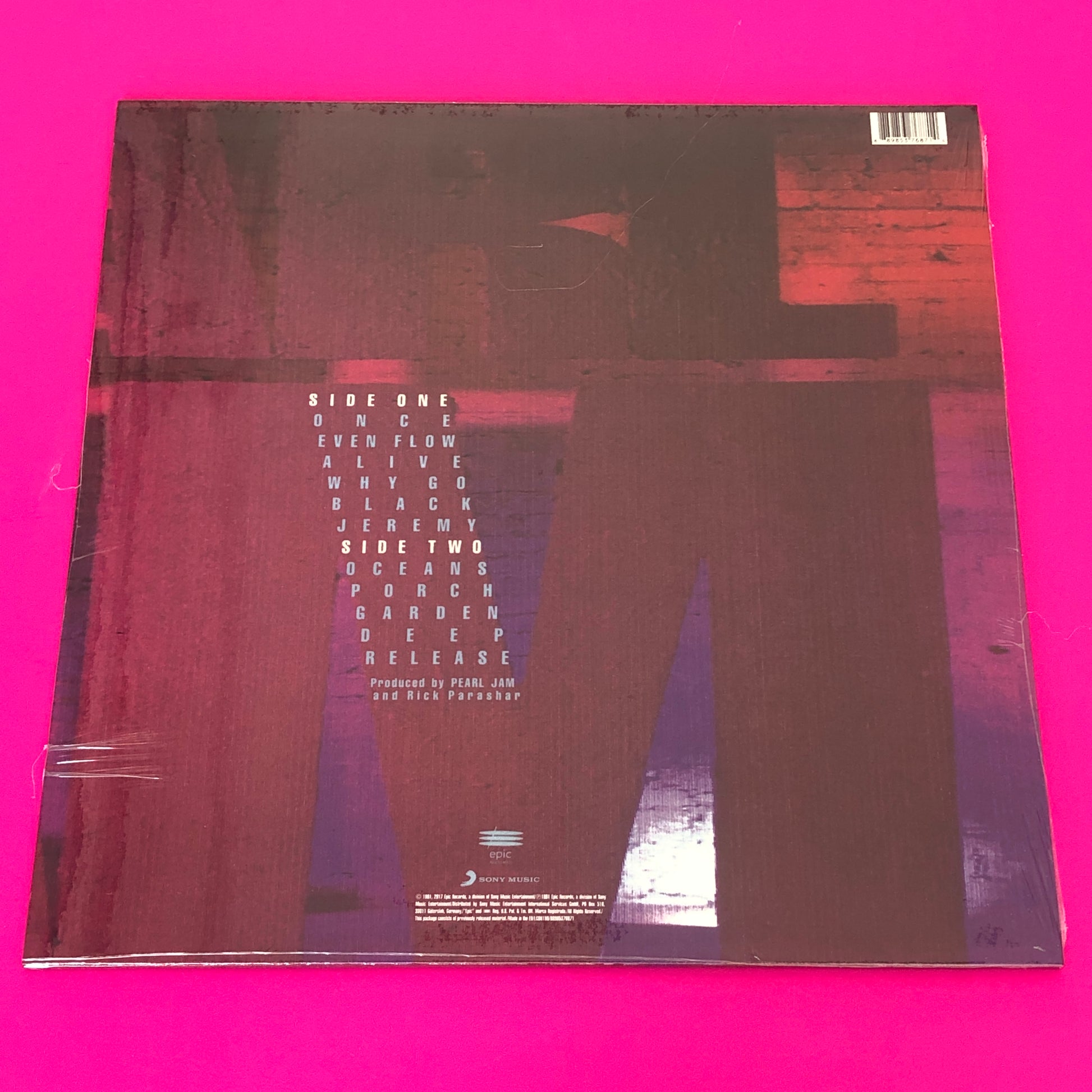 Pearl Jam : Ten (LP, Album, RE, RP, Pal)