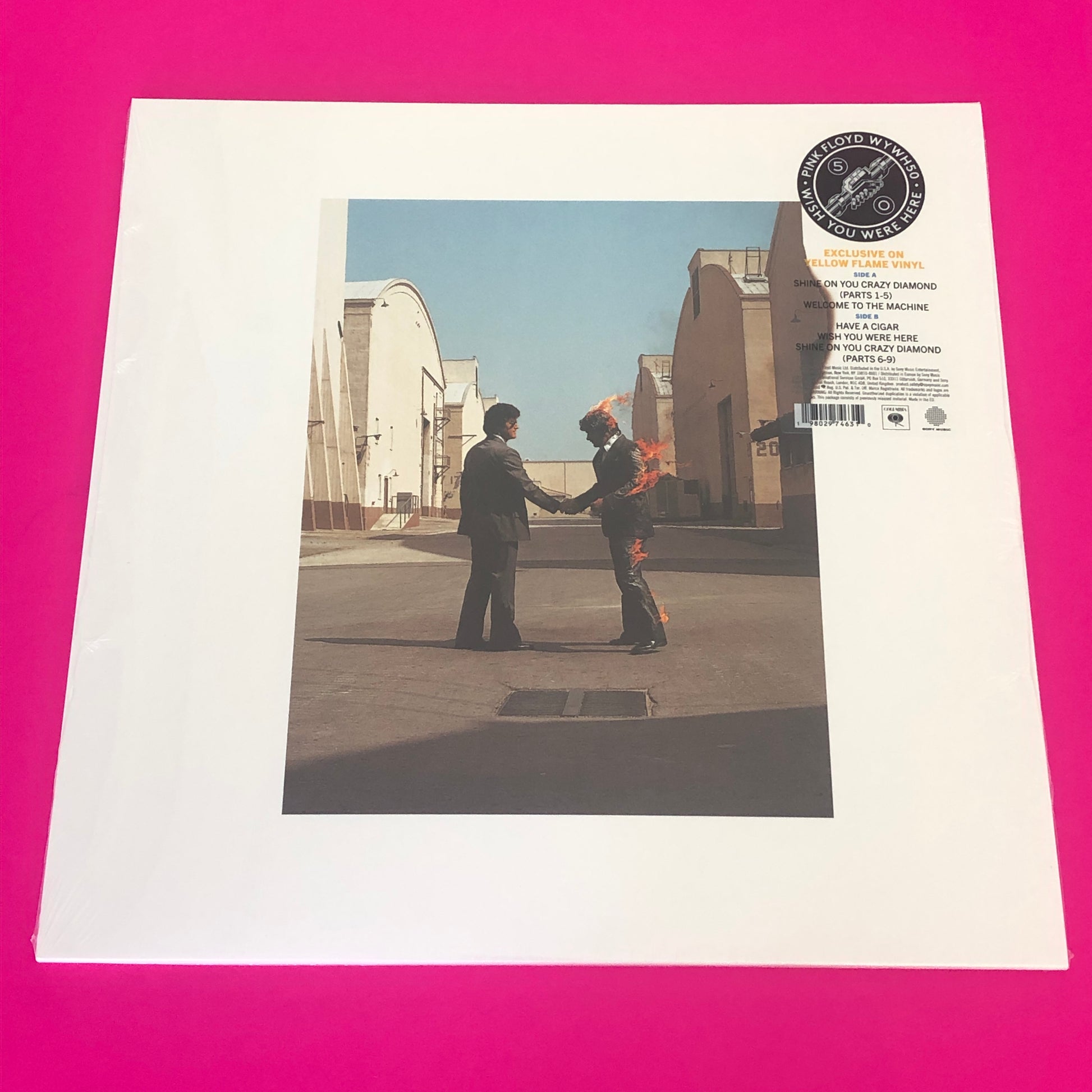 Pink Floyd : Wish You Were Here  (LP, Album, Ltd, RE, RM, Yel)