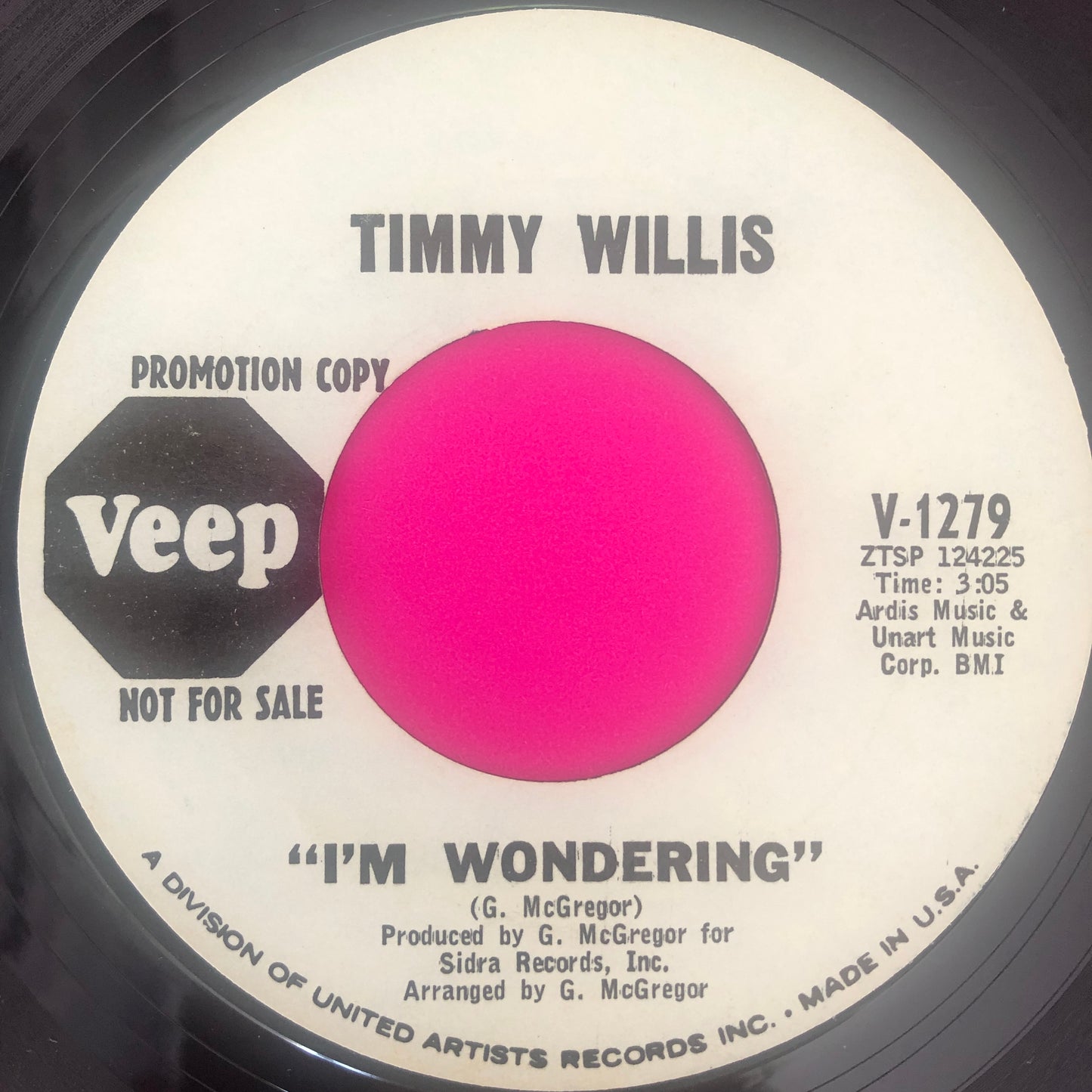 Timmy Willis : Mr. Soul Satisfaction (7", Single, Promo)