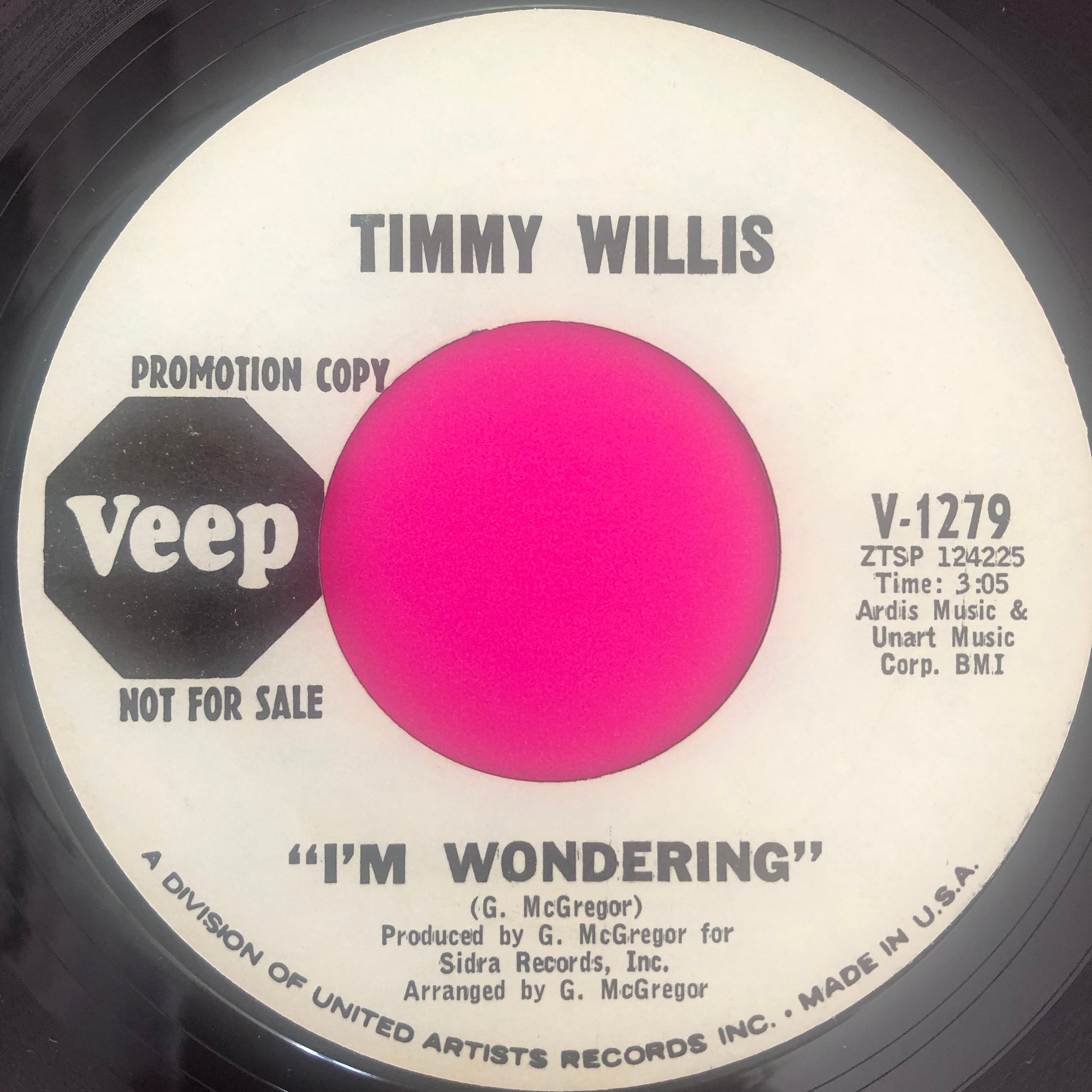 Timmy Willis : Mr. Soul Satisfaction (7", Single, Promo)