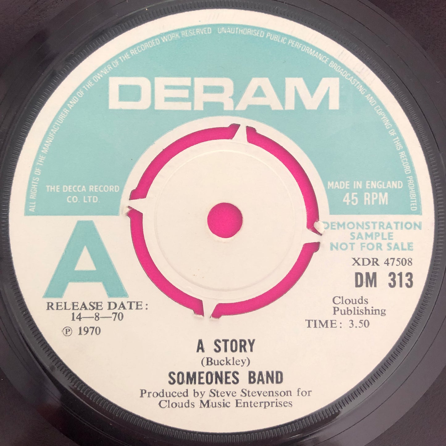 Someones Band : A Story (7", Single, Promo)