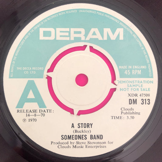Someones Band : A Story (7", Single, Promo)