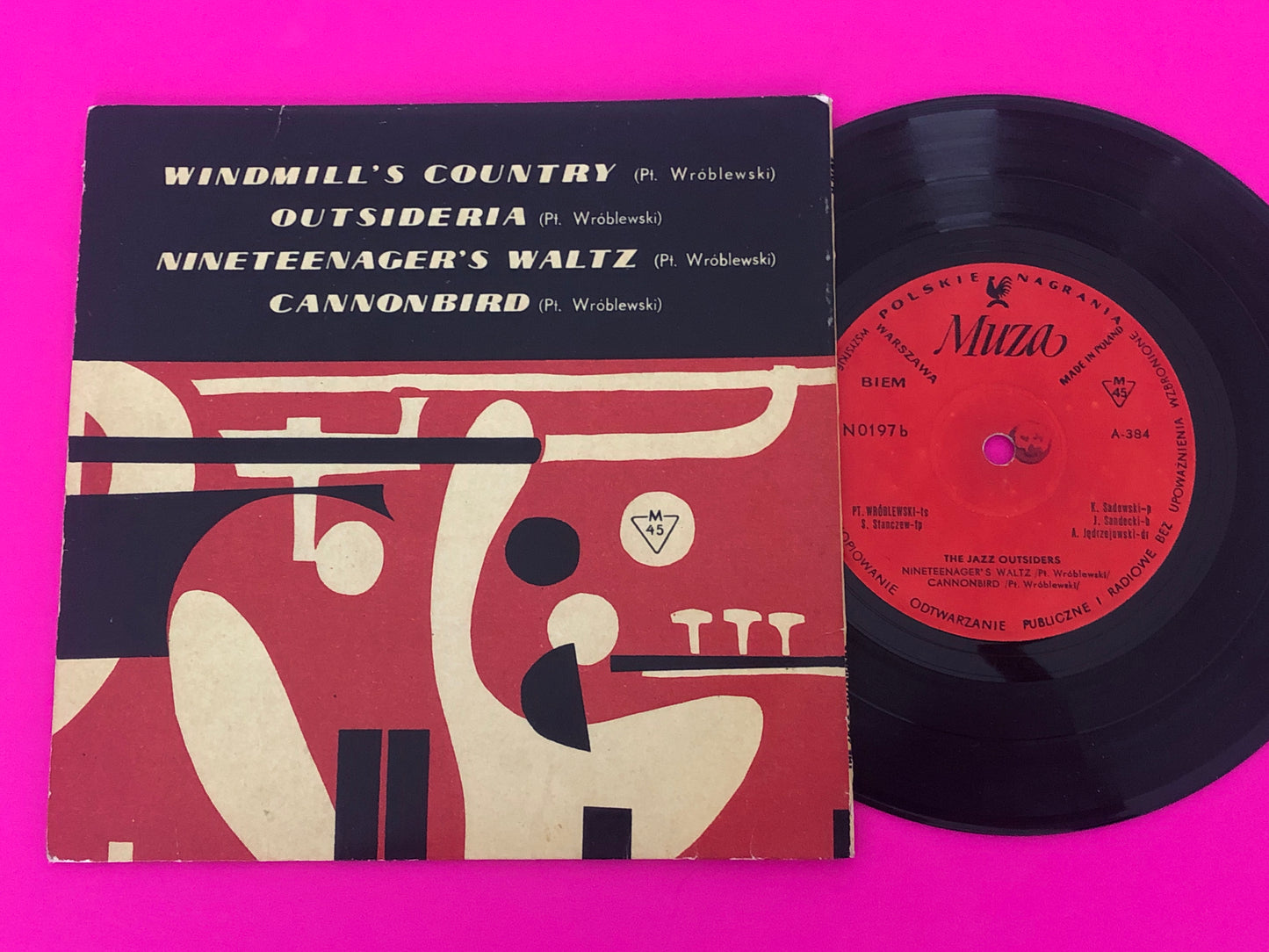 The Jazz Outsiders : Windmill's Country  (7", EP, Mono, Pic)