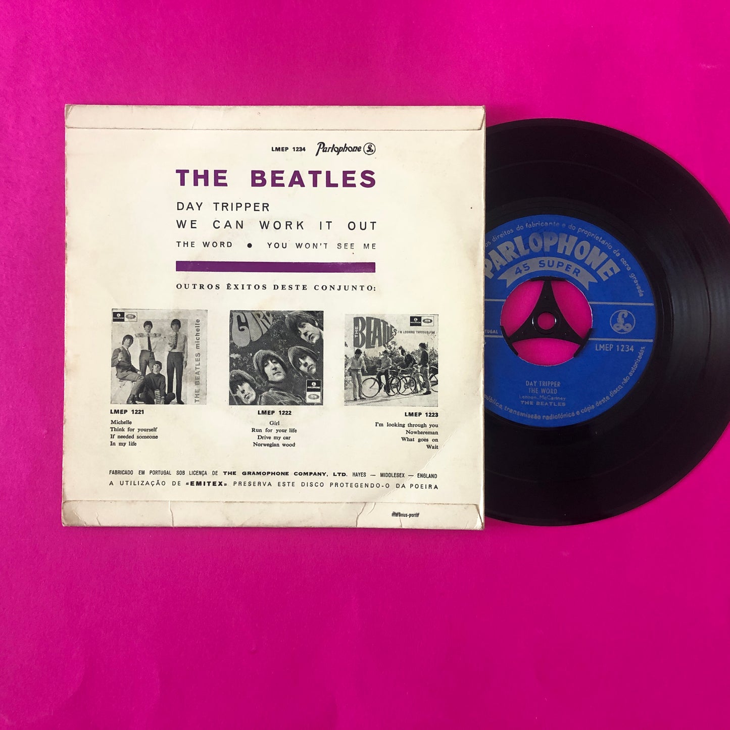 The Beatles : Day Tripper / We Can Work It Out (7", EP)
