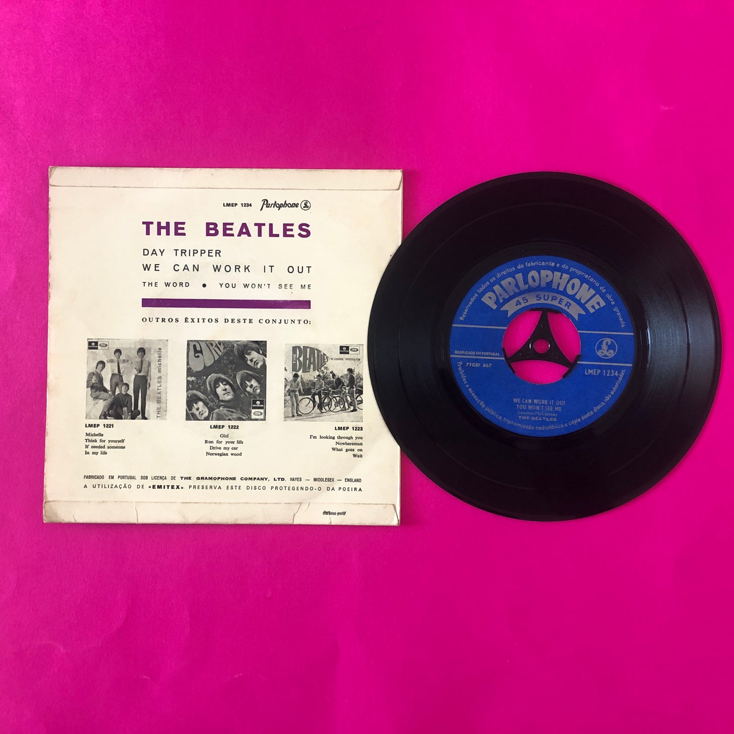 The Beatles : Day Tripper / We Can Work It Out (7", EP)