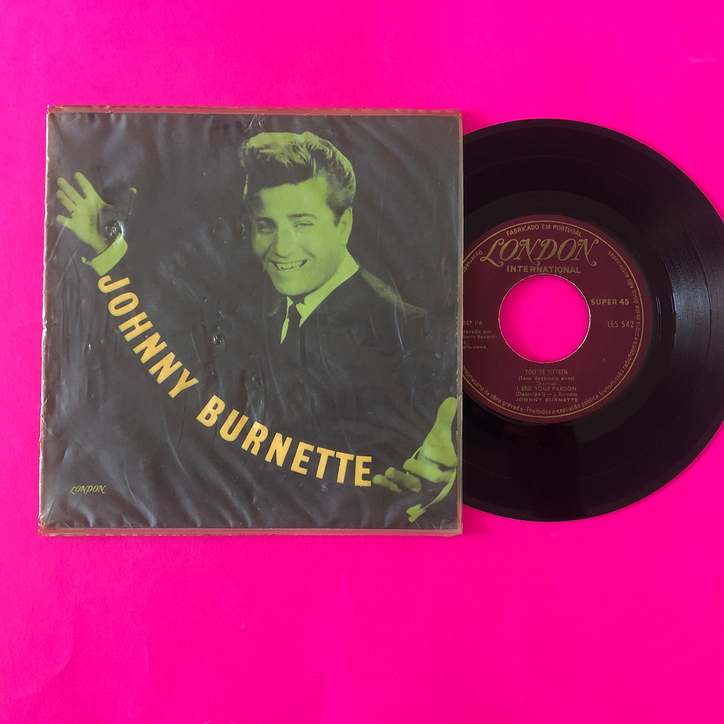 Johnny Burnette : Johnny Burnette (7", EP)