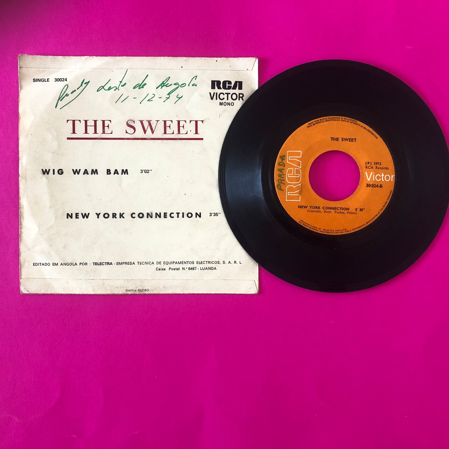 The Sweet : Wig-Wam Bam (7", Single)