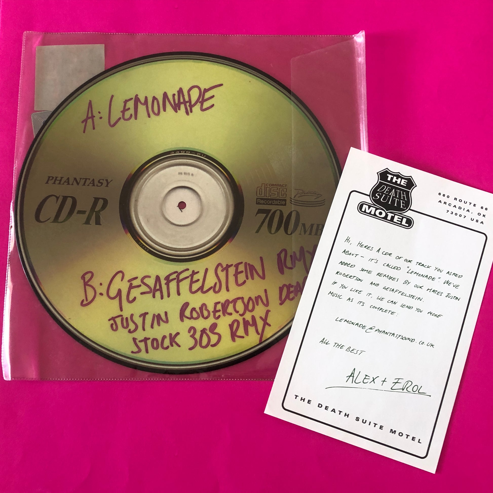 Boys Noize & Erol Alkan : Lemonade (12", Ltd, Pic)
