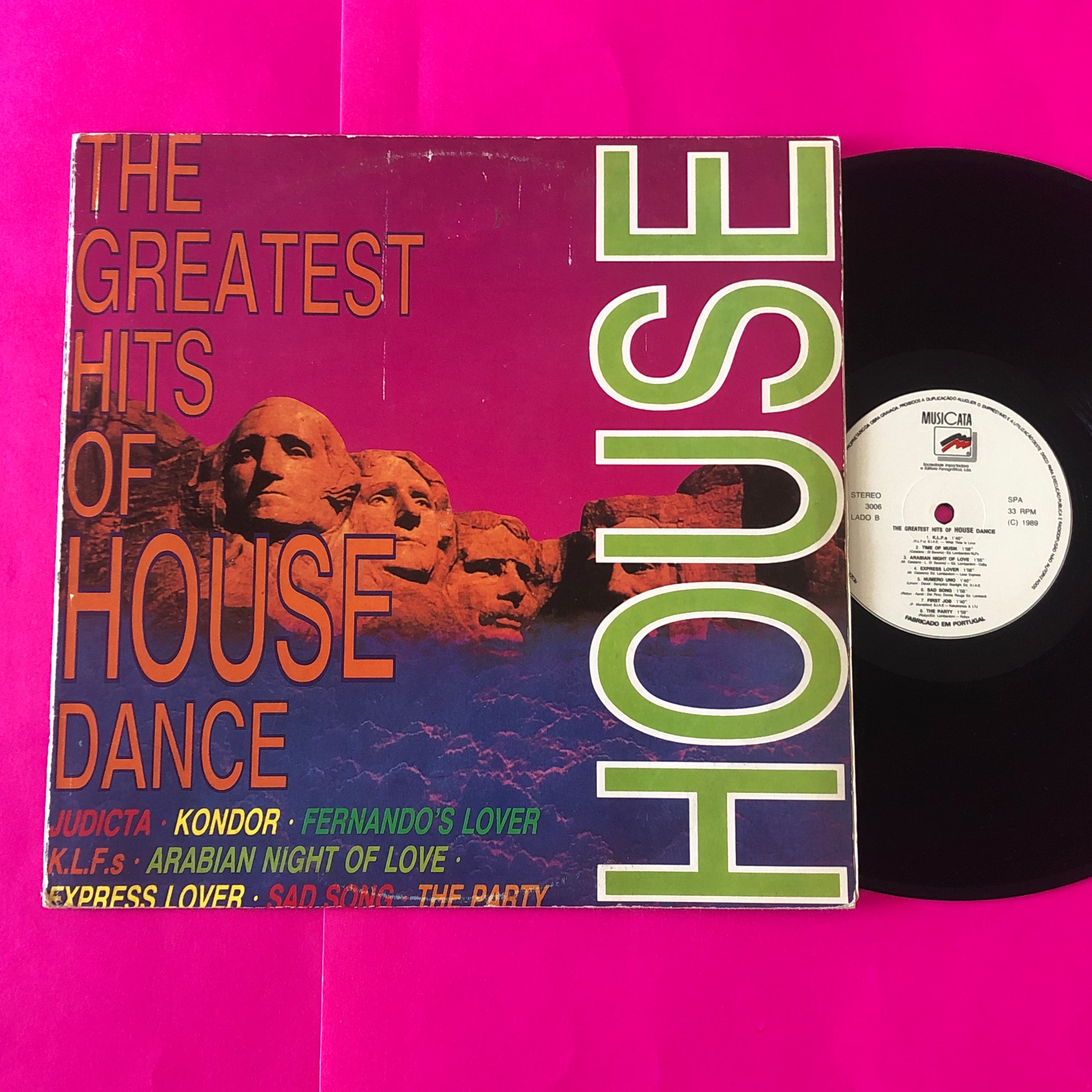 Various : The Greatest Hits Of House Dance (LP, Album)