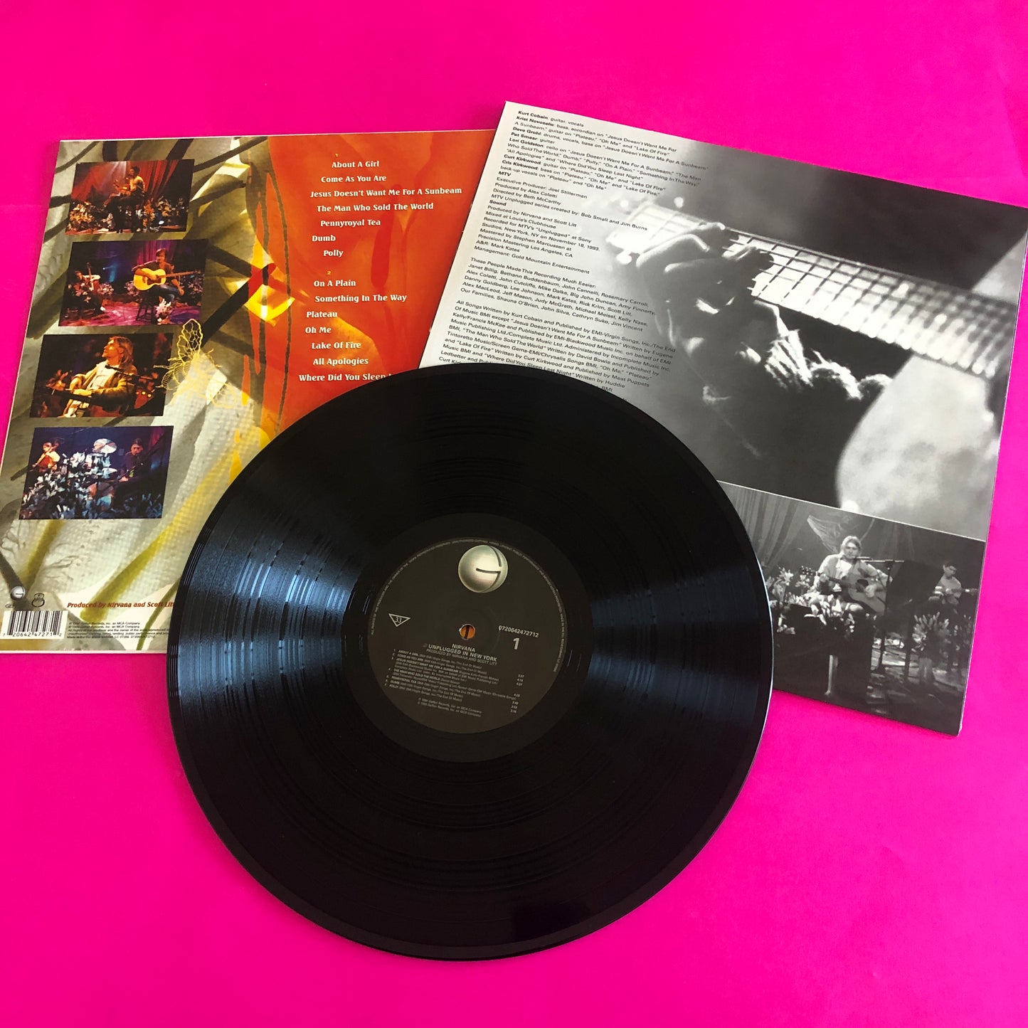 Nirvana : MTV Unplugged In New York (LP, Album, RE, RP, 180)