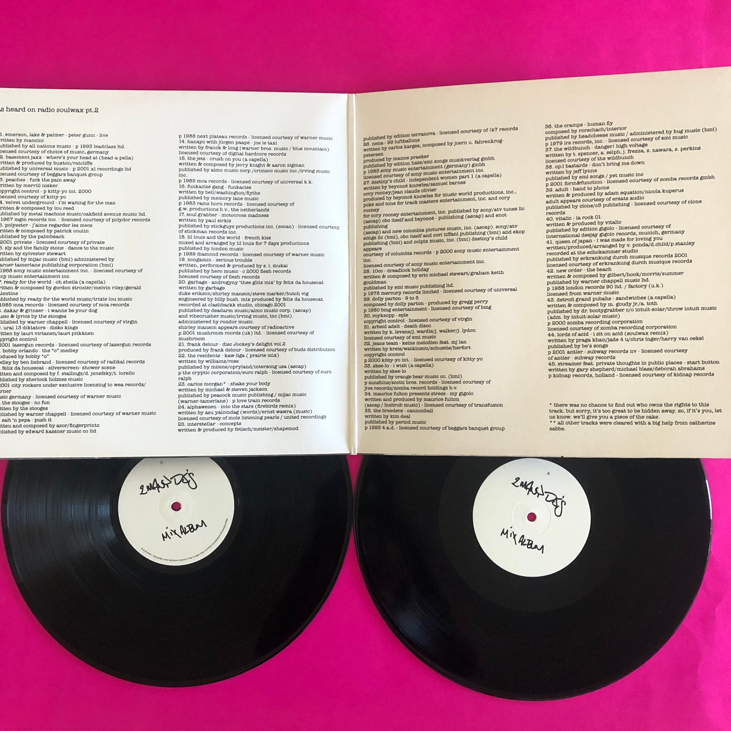2 Many DJ's : As Heard On Radio Soulwax Pt.2 (2xLP, Mixed, RE, RP, Gat)