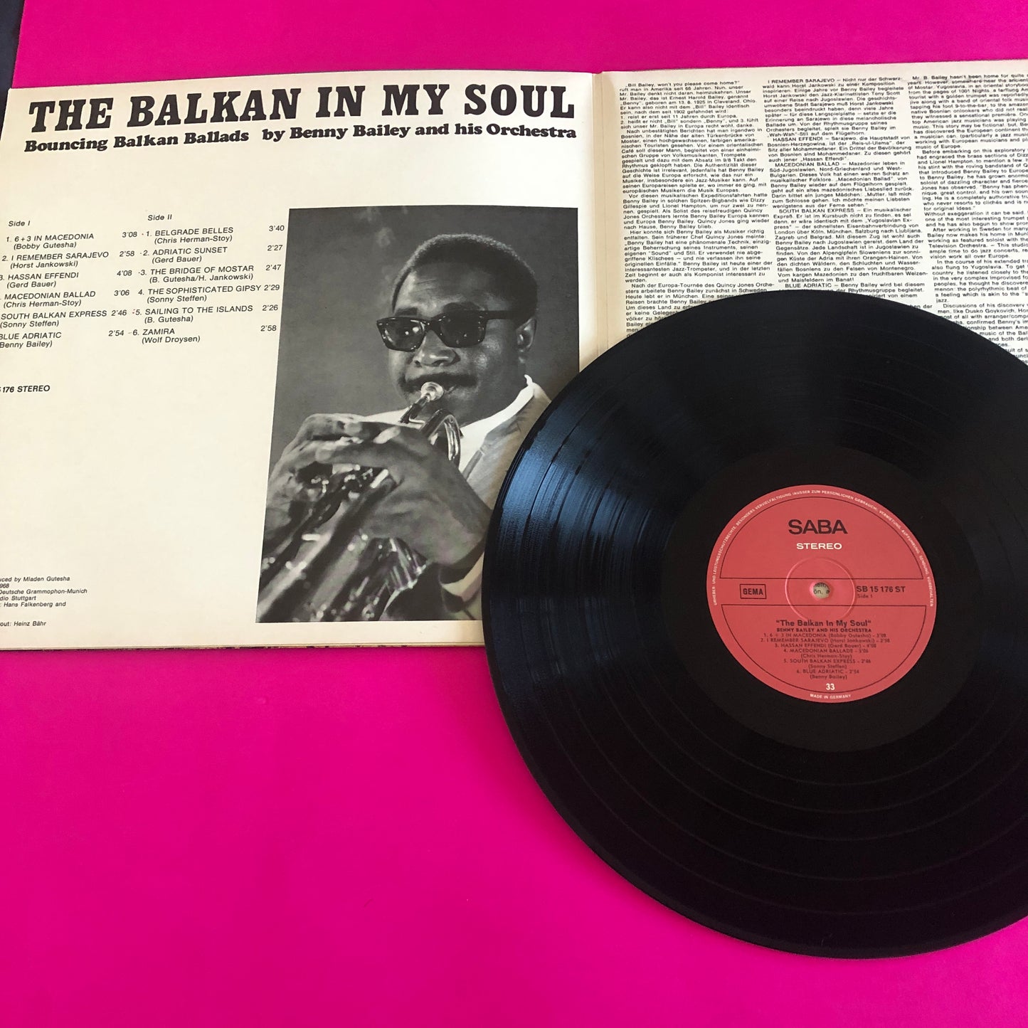 Benny Bailey And His Orchestra : The Balkan In My Soul (Bouncing Balkan Ballads) (LP, Album)
