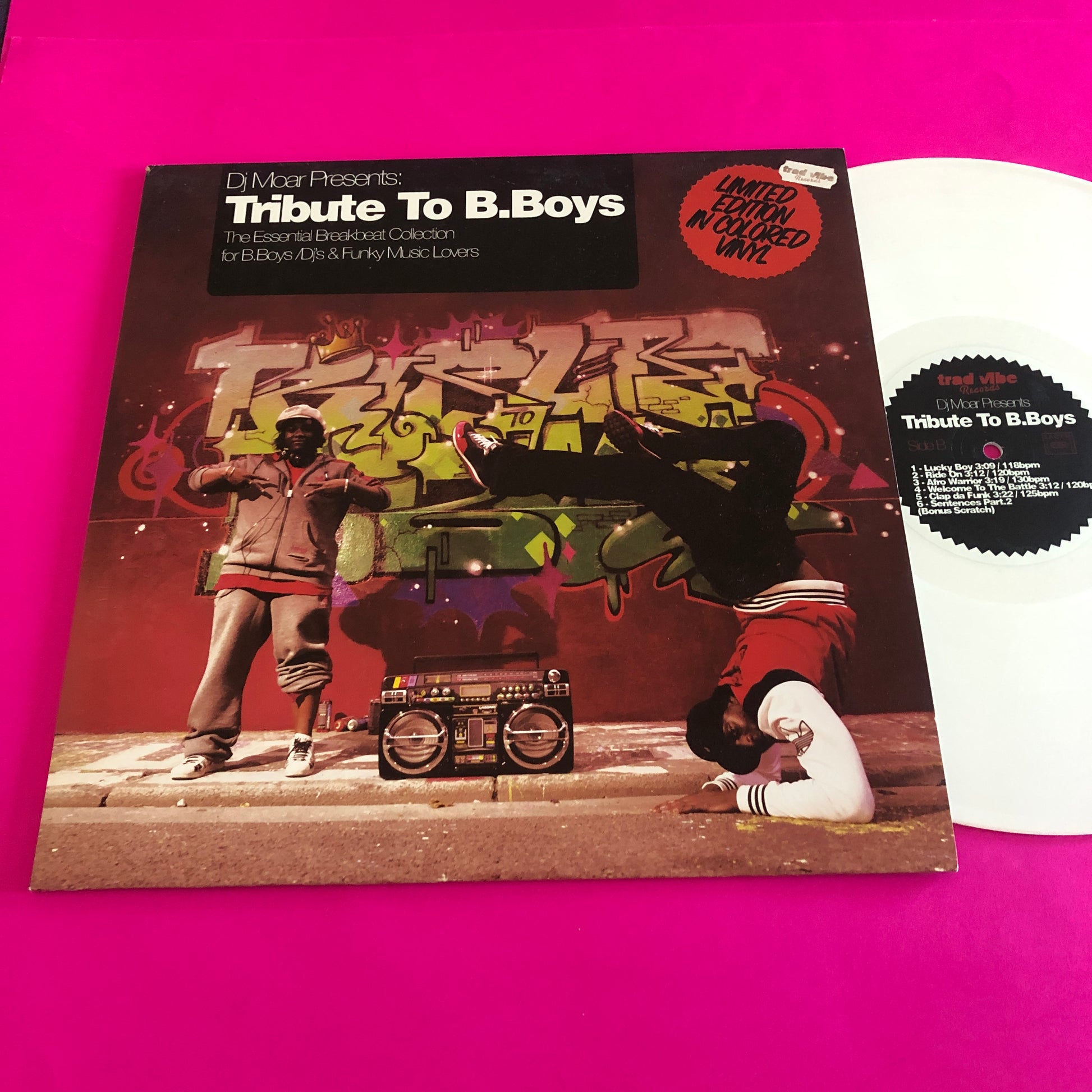 Moar : Tribute To B-Boys (LP, Ltd, Whi)