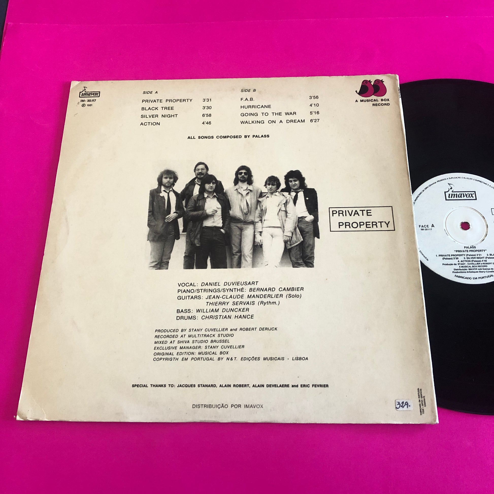 Palass : Private Property (LP, Album)