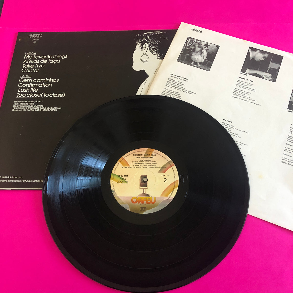 Quinteto Maria João : Cem Caminhos (LP, Album)
