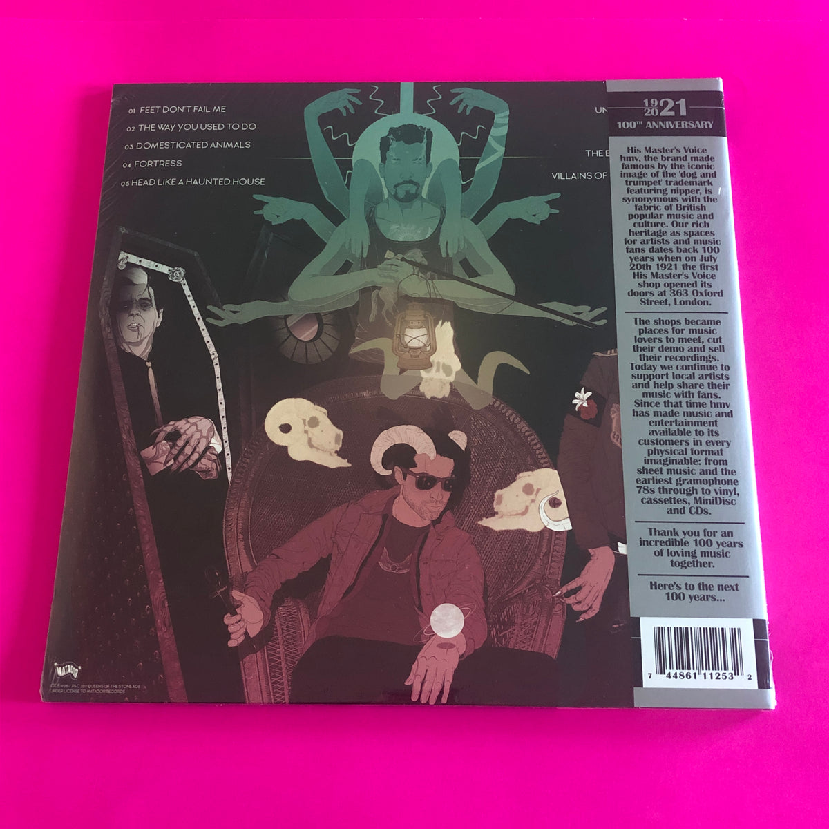 Queens Of The Stone Age : Villains (LP, Yel + LP, S/Sided, Etch, Yel + Album, Ltd, RE)