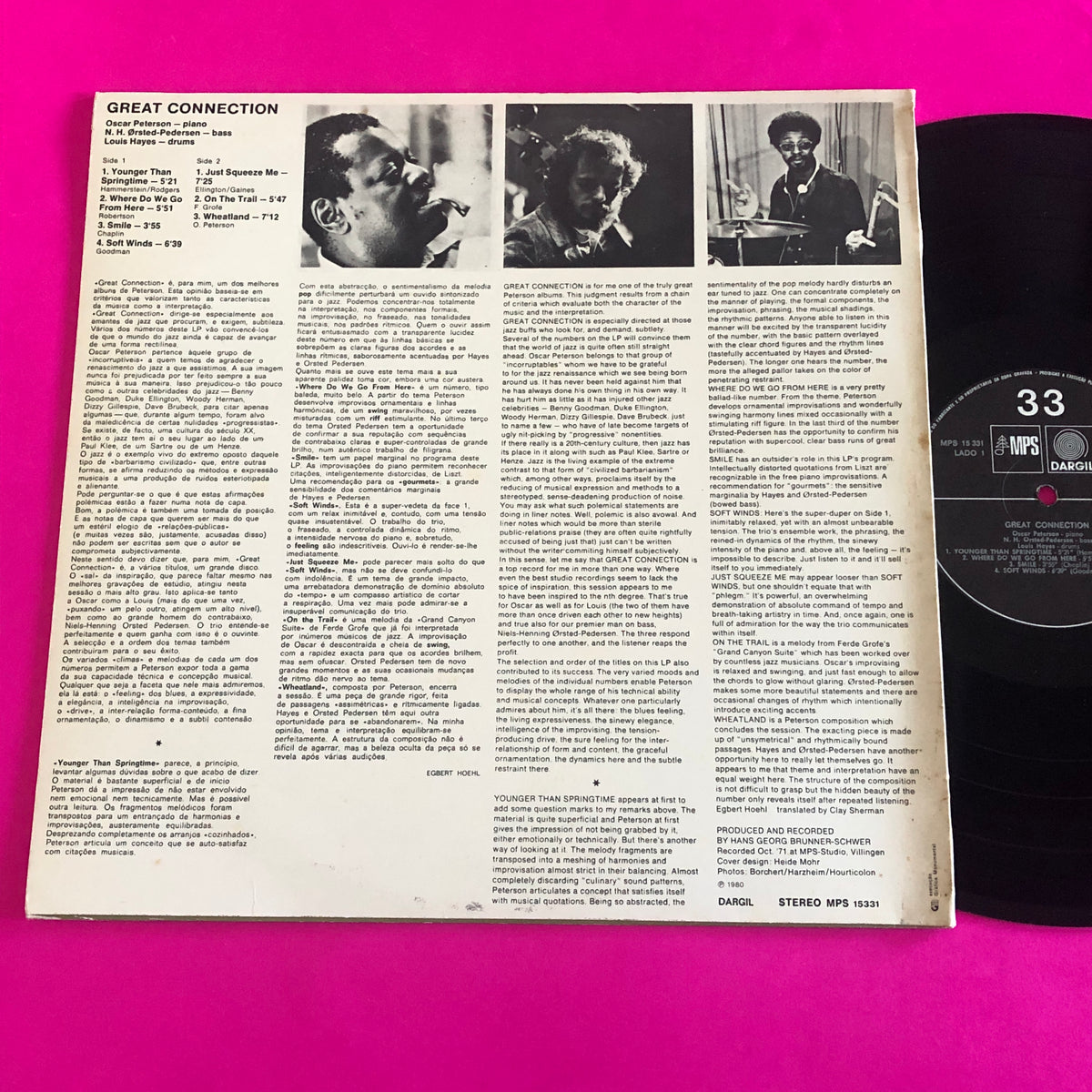 Oscar Peterson : Great Connection (LP, Album, RE)