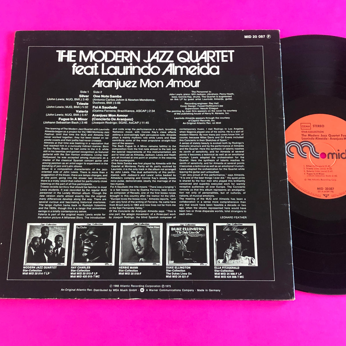 The Modern Jazz Quartet Feat. Laurindo Almeida : Aranjuez Mon Amour (LP,Album,Reissue)