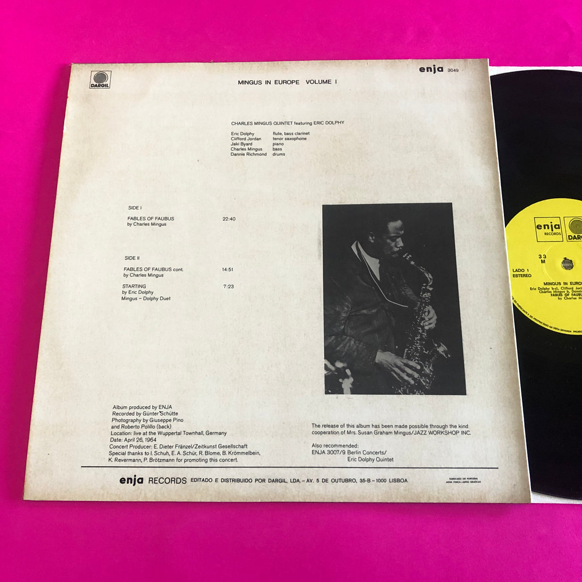 The Charles Mingus Quintet : Mingus In Europe Volume I (LP, Album)