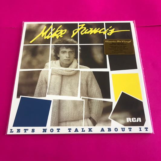 Mike Francis : Let's Not Talk About It (LP, Album, Whi)