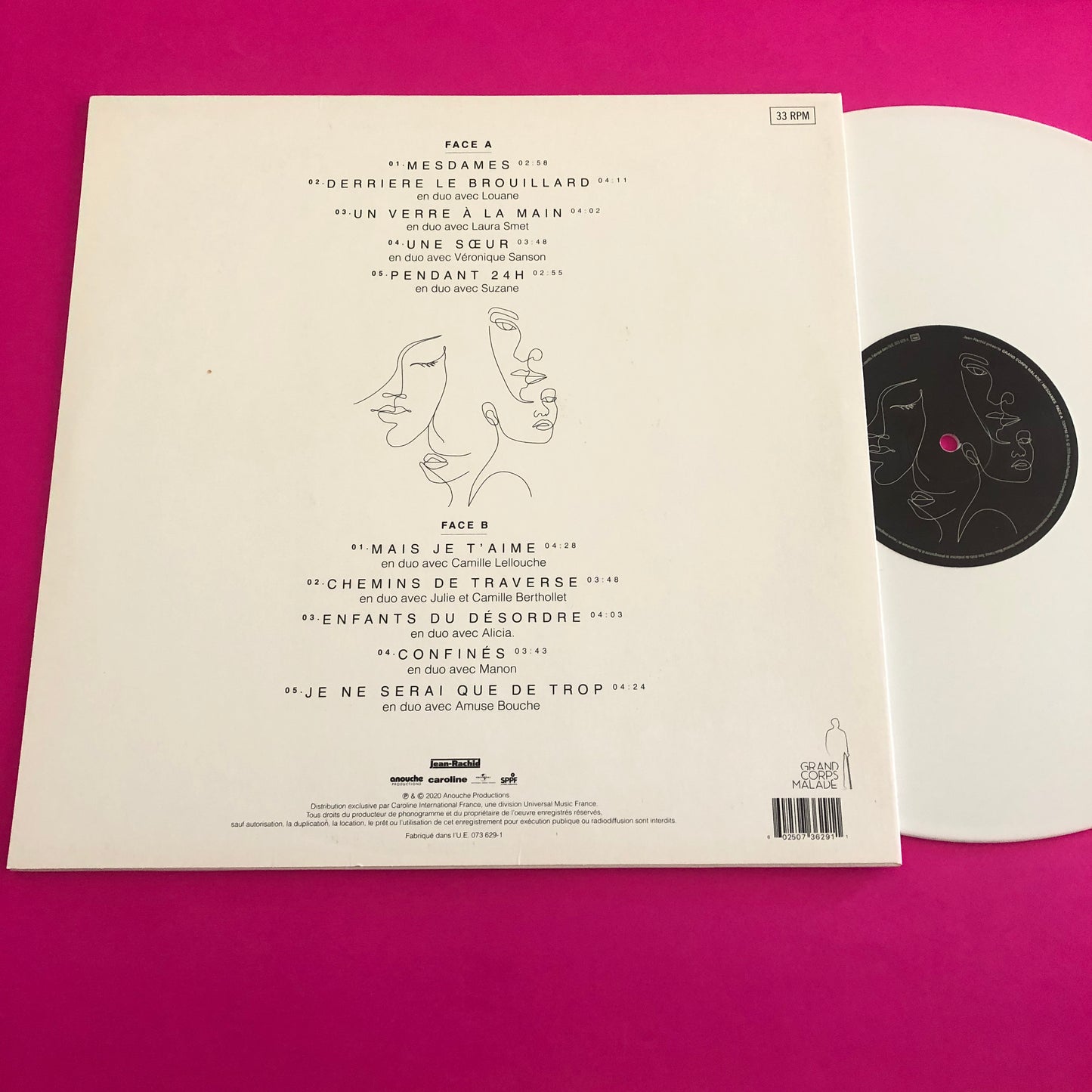 Grand Corps Malade : Mesdames (LP, Album, S/Edition, Cle)