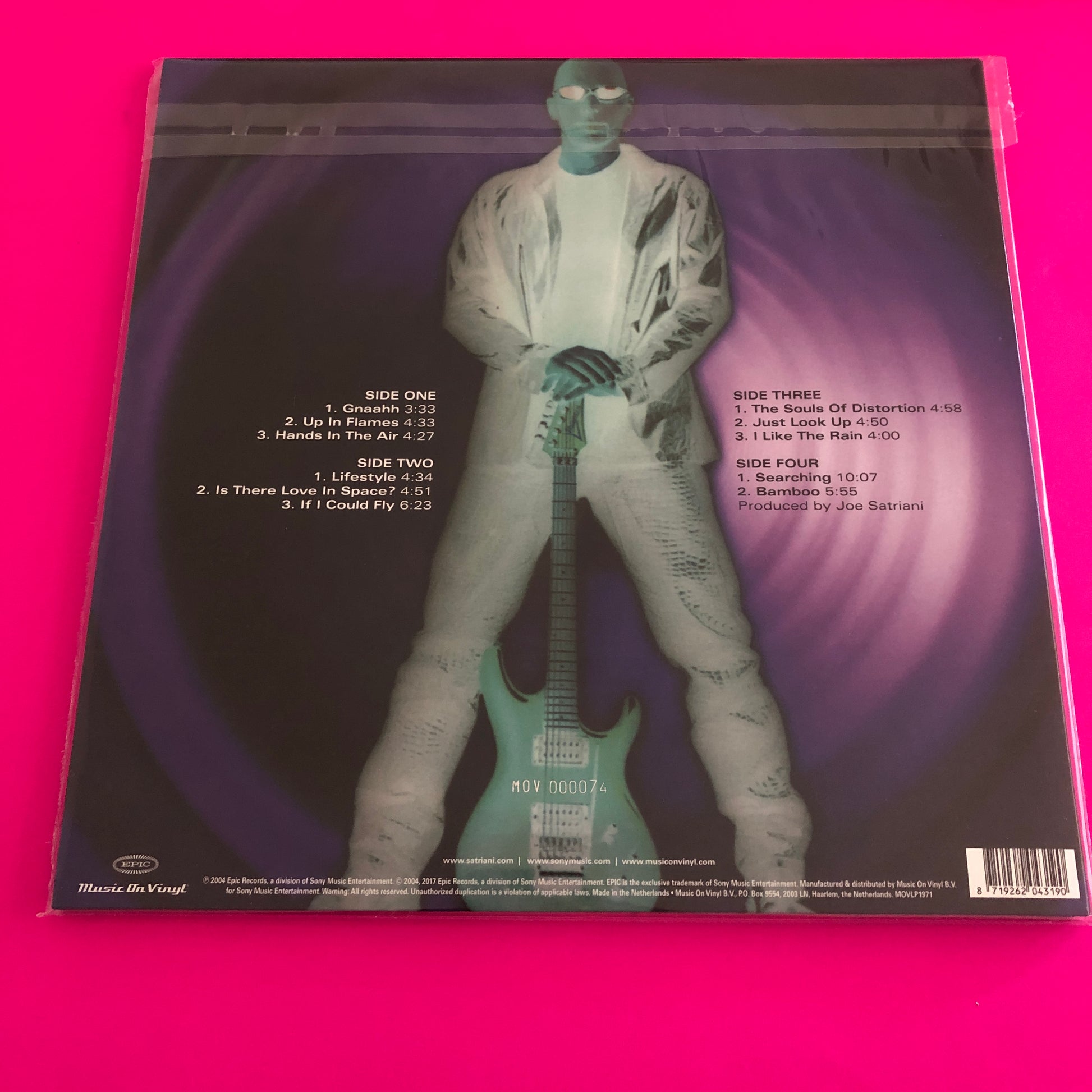 Joe Satriani : Is There Love In Space? (2xLP, Album, Ltd, Num, RE, Whi)