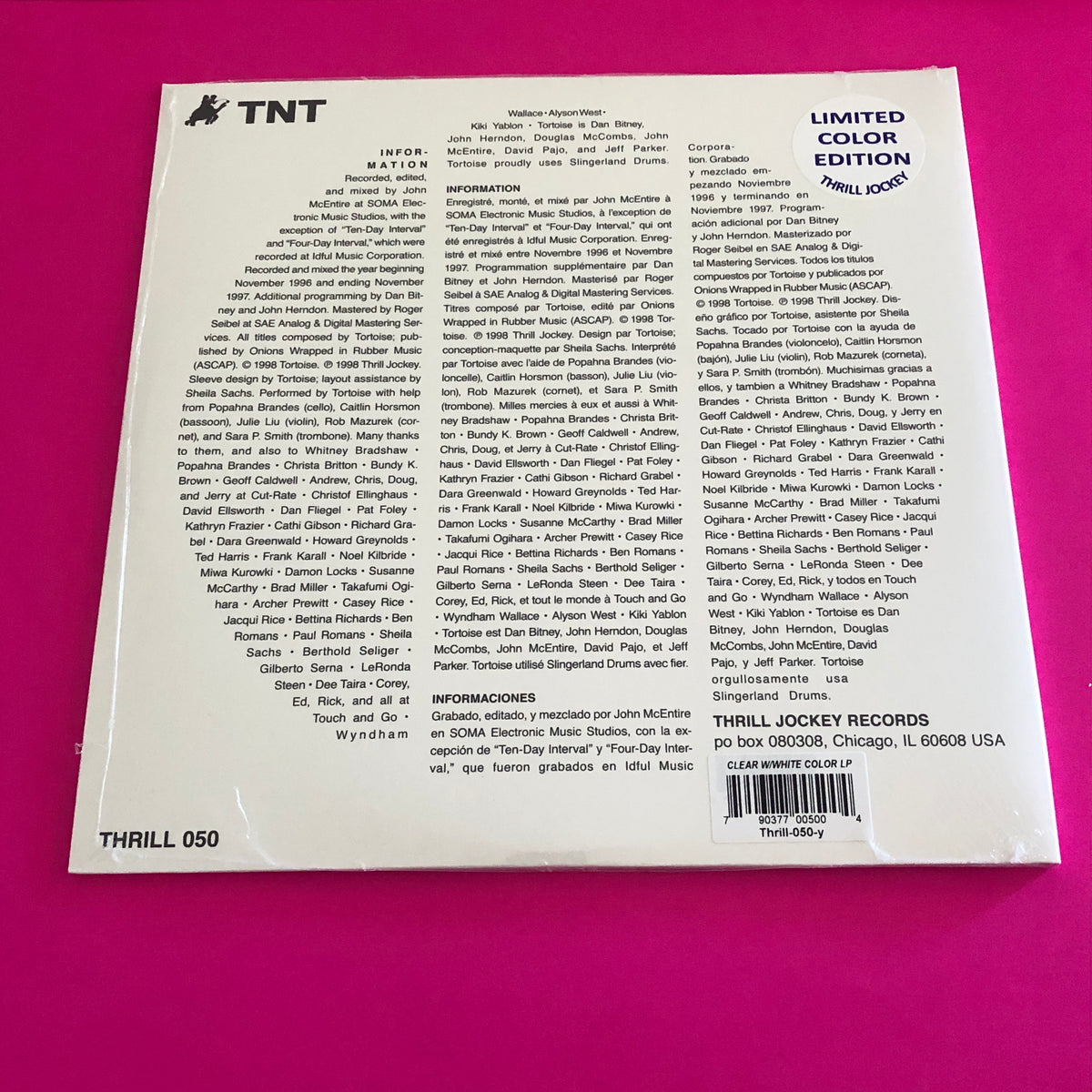 Tortoise : TNT (2xLP, Album, Ltd, RE, Cle)