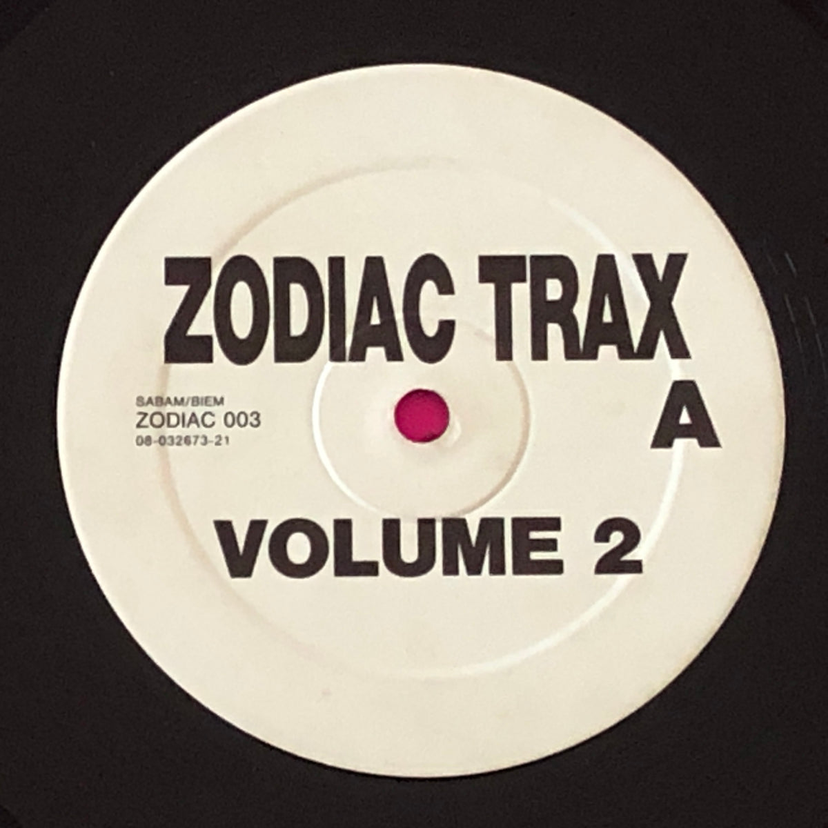 Zodiac Trax : Zodiac Trax Volume 2 (12", Promo)