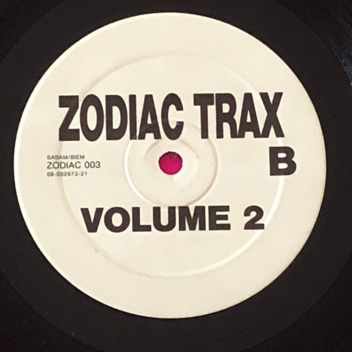 Zodiac Trax : Zodiac Trax Volume 2 (12", Promo)