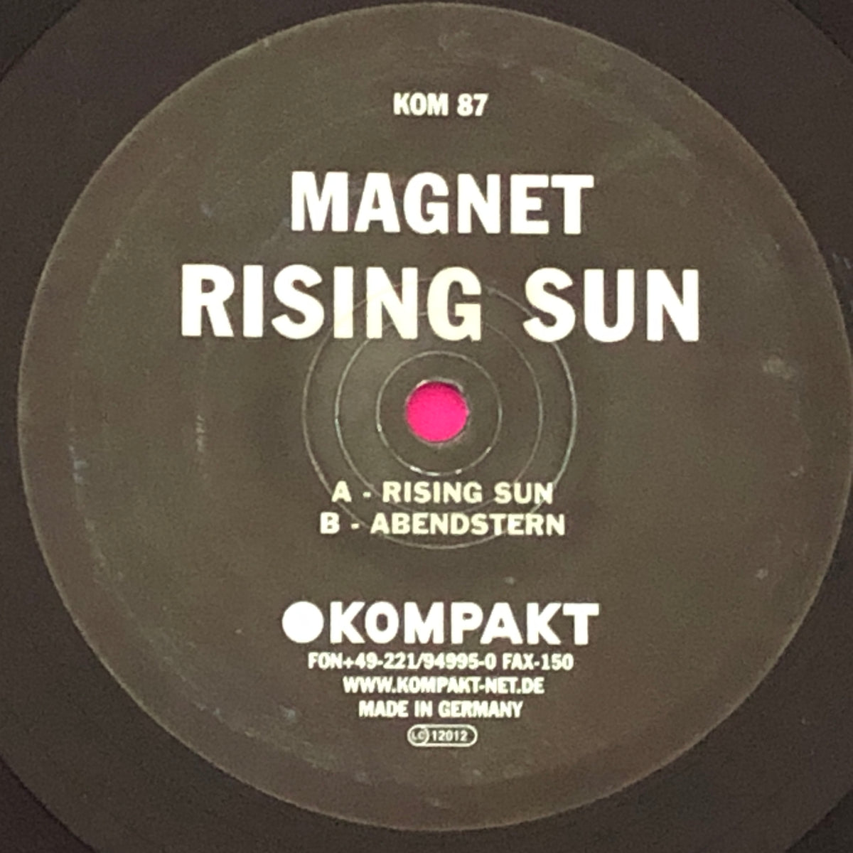 Magnet (3) : Rising Sun (12")