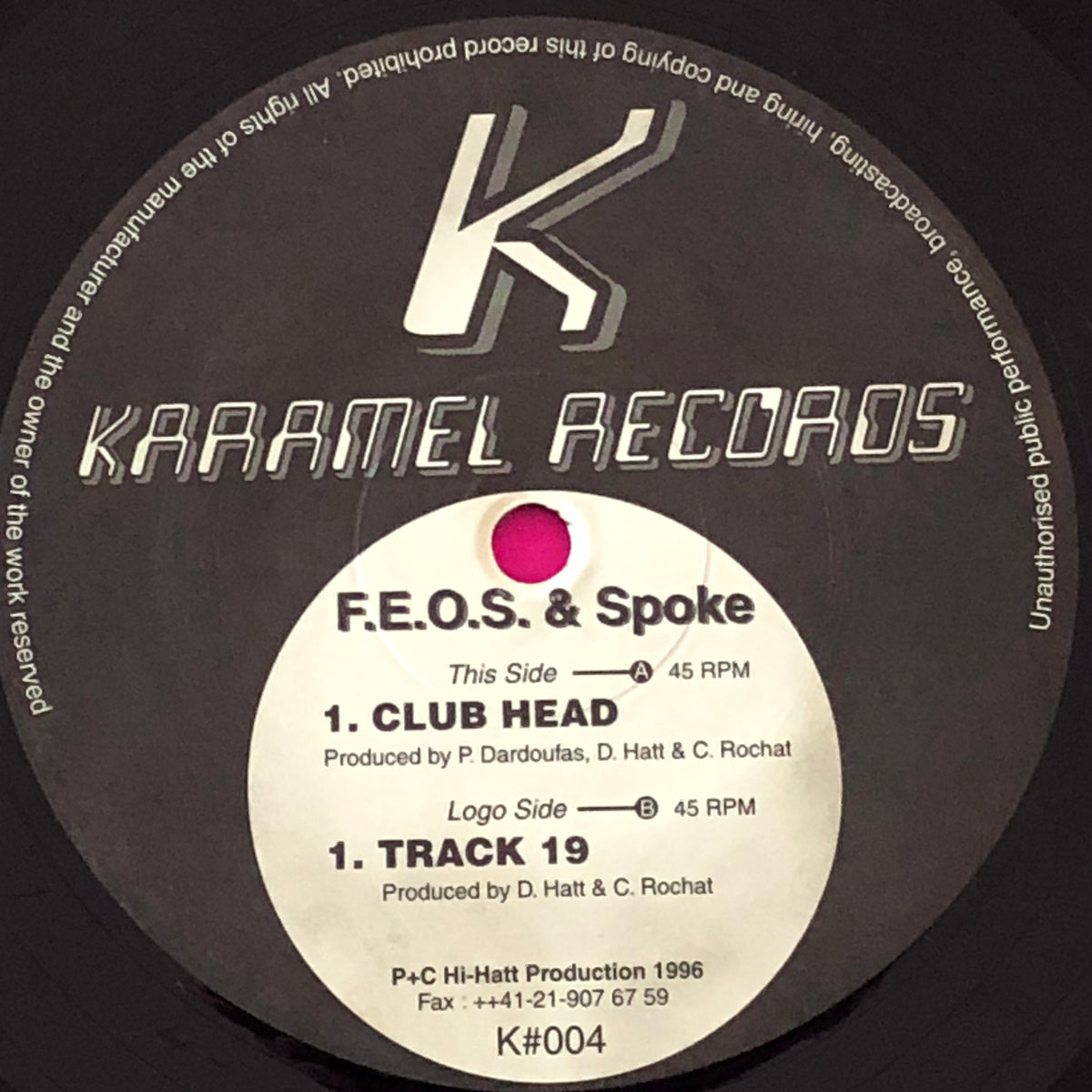 Pascal F.E.O.S. & DJ Spoke : Local Poets (12")