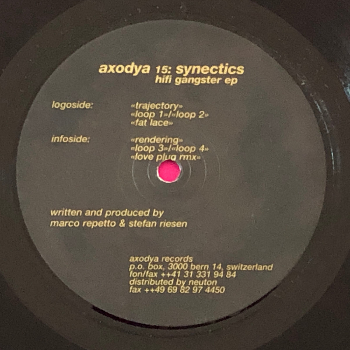 Synectics : Hifi Gangster EP (12", EP)