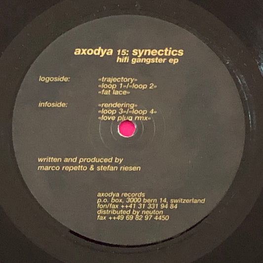 Synectics : Hifi Gangster EP (12", EP)