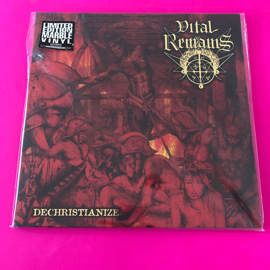 Vital Remains : Dechristianize (2xLP, Album, Ltd, RE, Blu)