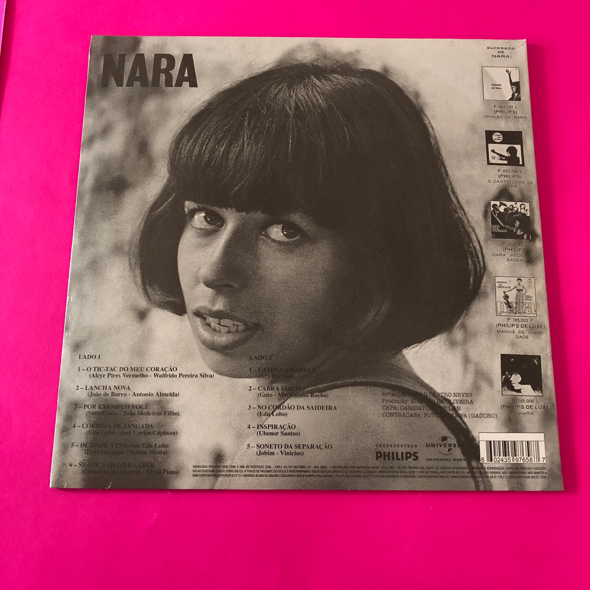 Nara Leão : Nara (LP, Album, Club, RE, RM)