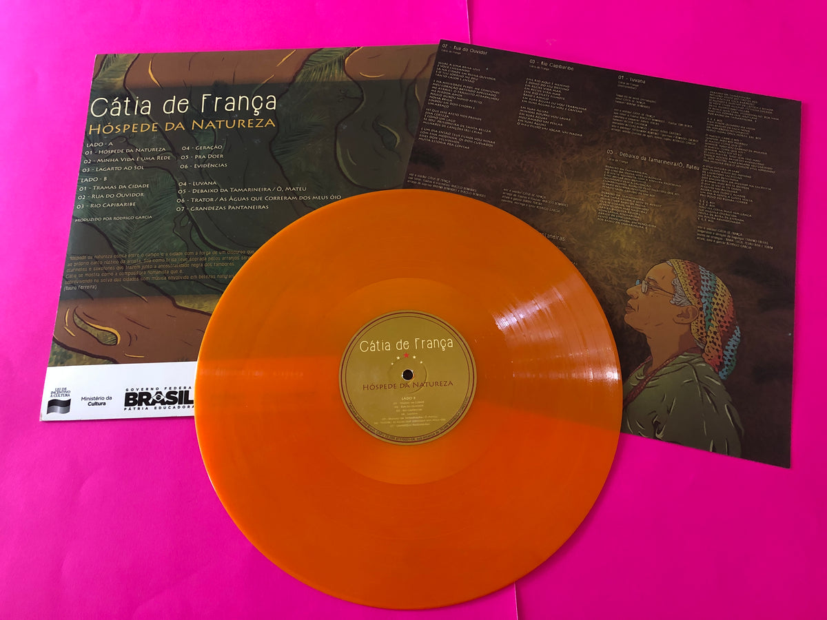Cátia De França : Hóspede Da Natureza (LP, Album, Ora)