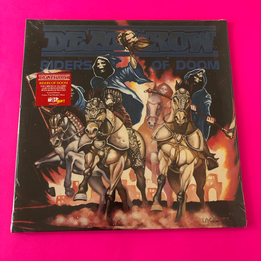 Deathrow : Riders Of Doom (LP, Album + 12", Comp + RE, RM, Blu)