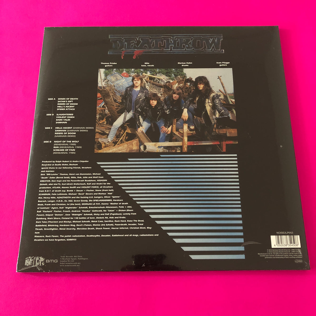 Deathrow : Riders Of Doom (LP, Album + 12", Comp + RE, RM, Blu)