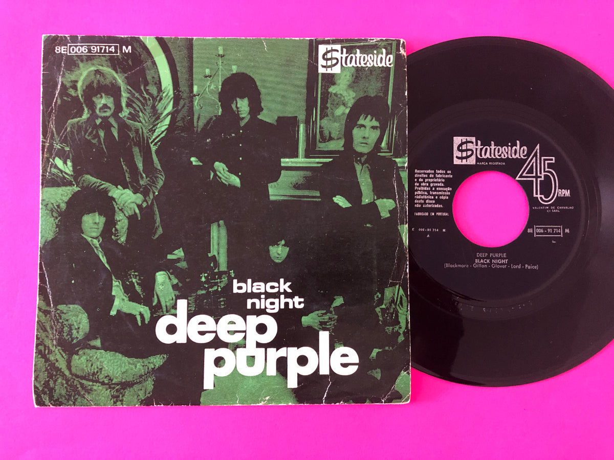 Deep Purple : Black Night  (7", Single)