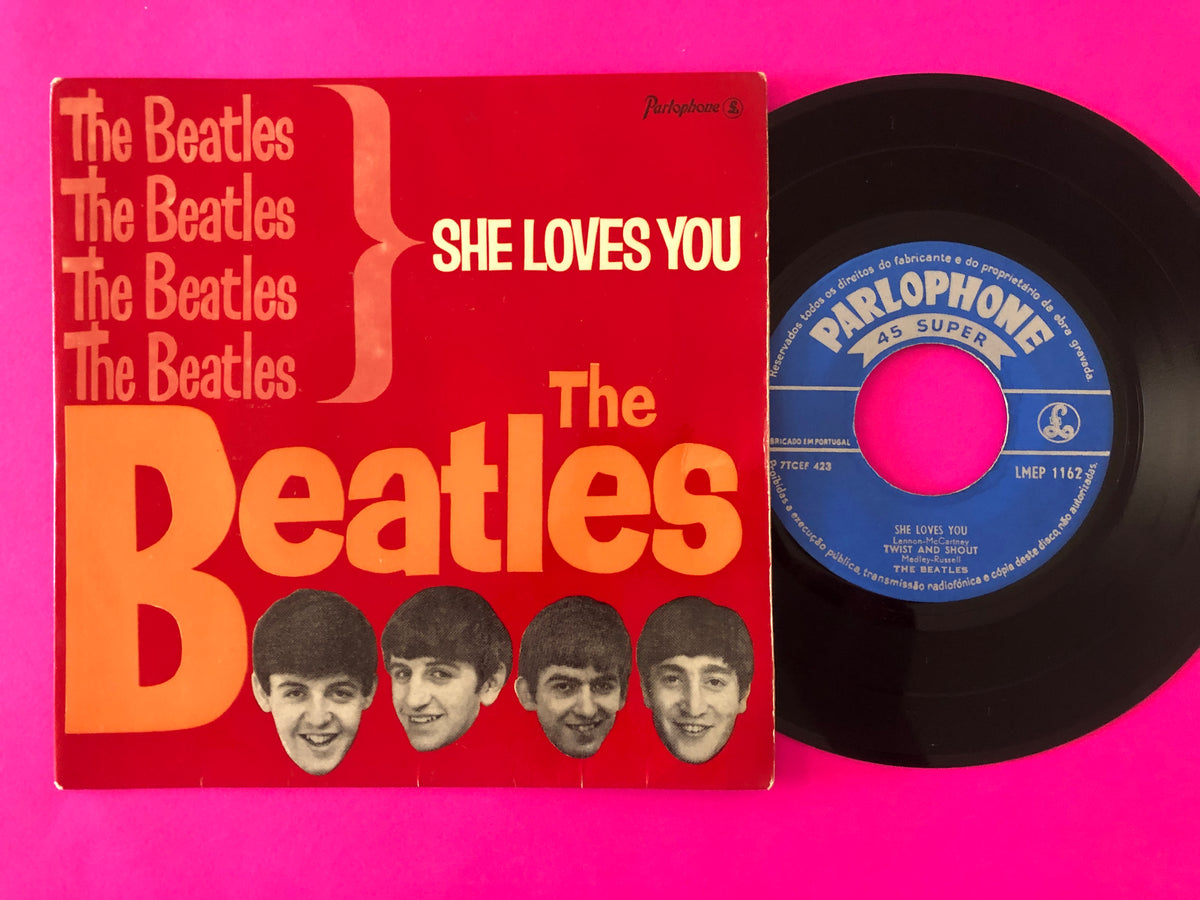 The Beatles : She Loves You (7", EP)