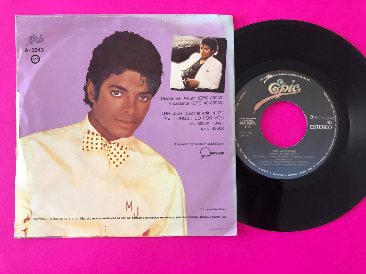 Michael Jackson : Thriller (Special Edit) (7", Single)
